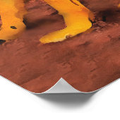 Coyote "Coyote Howling" Poster (Ecke)