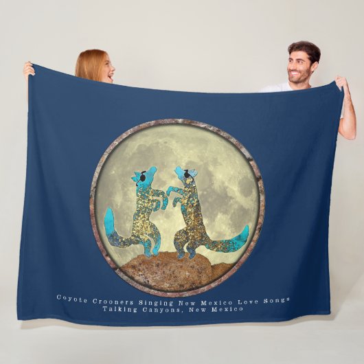 Coyote Crooners Fleece Blanket (Beispiel)