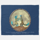 Coyote Crooners Fleece Blanket (Vorderseite (Horizontal))
