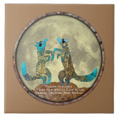 Coyote Crooners Keramik Tile Fliese (Vorderseite)