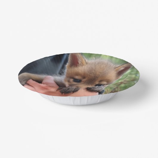 Coyote Cub Pappteller (Gewinkelt)