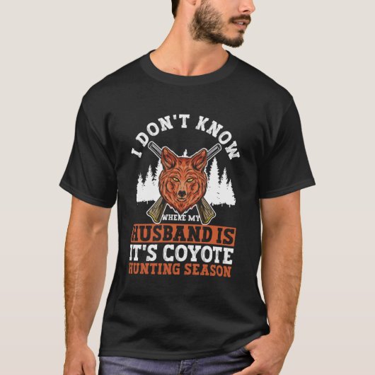 Coyote-Fangen und Coyote-Jagd T-Shirt (Vorderseite)