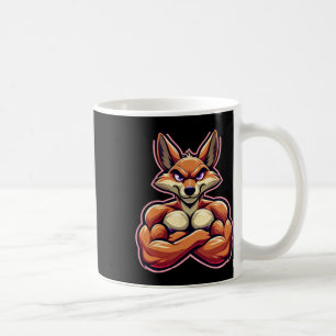 Coyote Flex Muscles Fan Lover Bodybuilding Gym Kaffeetasse