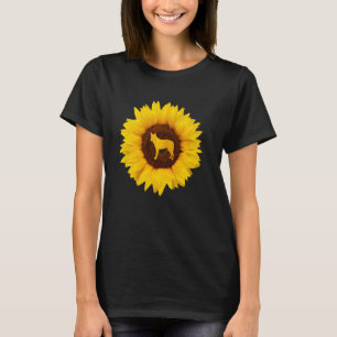 Coyote for Women Men Wolf Pup Canine Sonnenblume T-Shirt