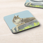 Coyote Getränkeuntersetzer (Linke Seite)