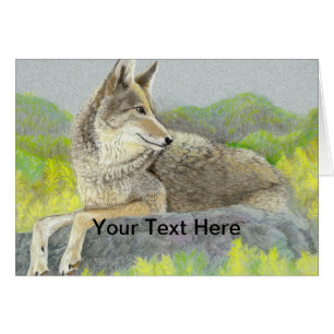 Coyote Greeting Card