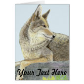 Coyote Greeting Card (Vorne)
