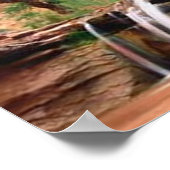 Coyote Gulch Falls Poster (Ecke)
