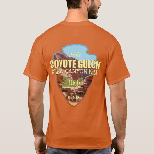 Coyote Gulch (Pfeilspitzen) T-Shirt (Rückseite)