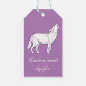 Coyote Howling Thunder_Cove Geschenkanhänger (Rückseite)