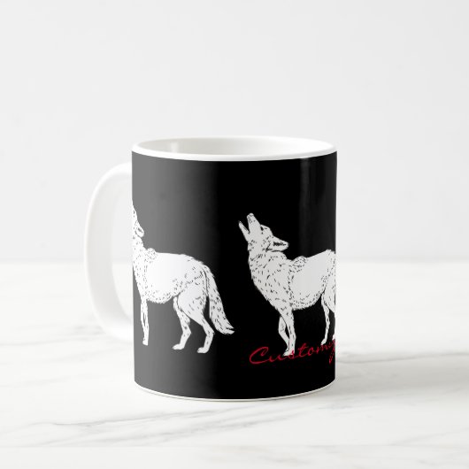 Coyote Howling Thunder_Cove Kaffeetasse (Vorderseite Links)