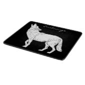 Coyote Howling Thunder_Cove Schneidebrett (Ecke)