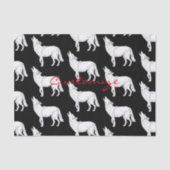 Coyote Howling Thunder_Cove Seidenpapier (Vorderseite)