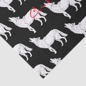 Coyote Howling Thunder_Cove Seidenpapier (Ausschnitt)