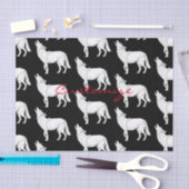 Coyote Howling Thunder_Cove Seidenpapier (Handwerk)