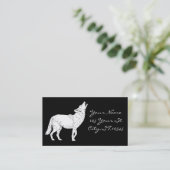 Coyote Howling Thunder_Cove Visitenkarte (Stehend Vorderseite)