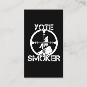 Coyote Hunter Yote Sniper Wild Animal Jagd Visitenkarte