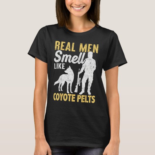 Coyote Hunting Coyote Hunter Yote Men Smell Coyote T-Shirt (Vorderseite)