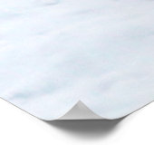 Coyote im Schnee Poster (Ecke)