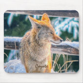 Coyote-Jagd bei Frauen im Schnee #Gift Mousepad (Vorne)