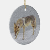 Coyote Keramik Ornament (Rechts)