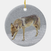 Coyote Keramik Ornament (Hinten)