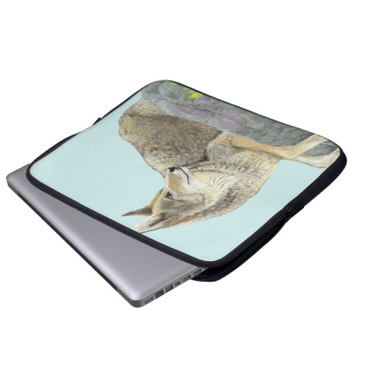 Coyote Laptopschutzhülle (Vorne Knopf)