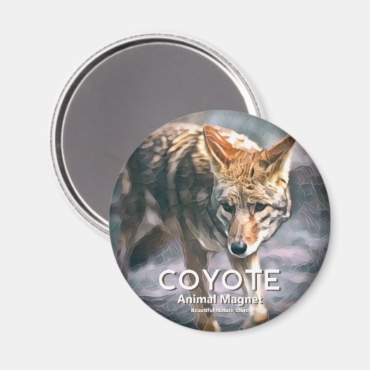 Coyote Magnet (Vorderseite/Rückseite)