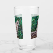 Coyote-Malerei im Hinterhof Glas (Links)