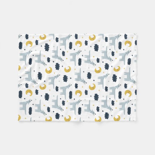 Coyote Moon Fleecedecke (Vorderseite (Horizontal))