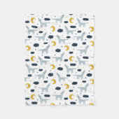 Coyote Moon Fleecedecke (Vorderseite)