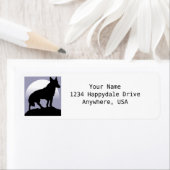 Coyote Moon Rücksendeadressen-Aufklebers (Insitu)