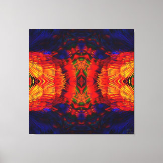 Coyote Peyote Mandala Leinwanddruck