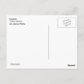 Coyote Postkarte (Rückseite)