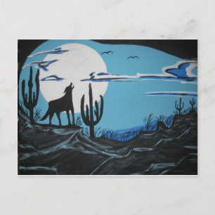 Coyote Postkarte