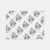 Coyote Pups Fleecedecke (Vorderseite (Horizontal))