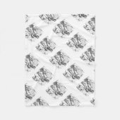 Coyote Pups Fleecedecke (Vorderseite)