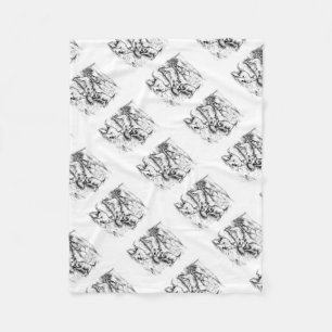 Coyote Pups Fleecedecke