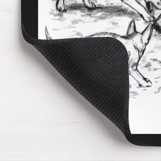 Coyote Pups Mousepad (Ecke)