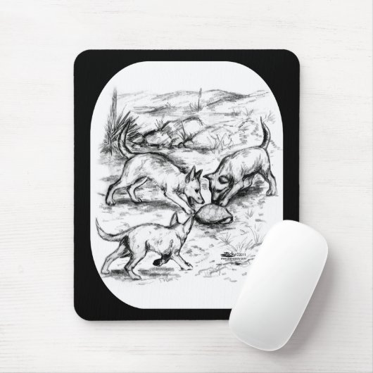 Coyote Pups Mousepad (Mit Mouse)