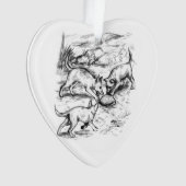 Coyote Pups Ornament (Vorderseite)