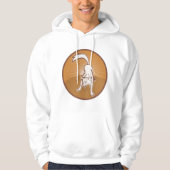 Coyote Retro Sunset Vintag Wilderness Hoodie (Vorderseite)