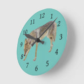 Coyote Runde Wanduhr (Winkel)