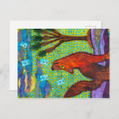 Coyote Song Postkarte (Vorne/Hinten)