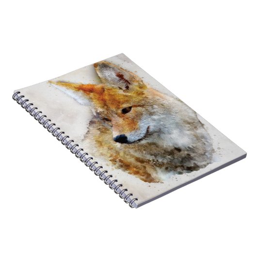 Coyote Spiralheft Notizblock (Rechte Seite)