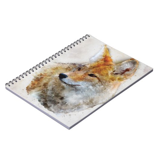 Coyote Spiralheft Notizblock (Linke Seite)
