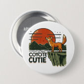 Coyote Süsse Button (Vorne & Hinten)