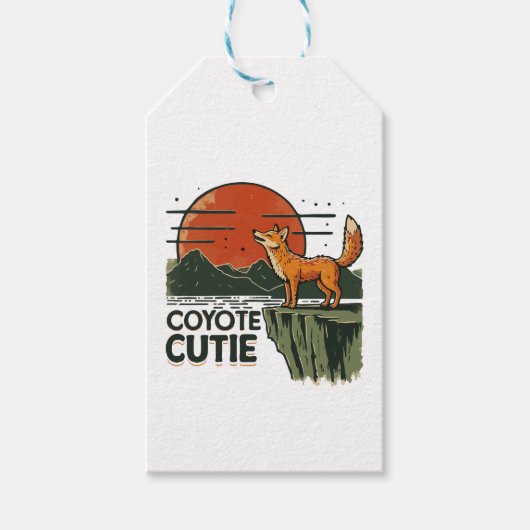 Coyote Süsse Geschenkanhänger (Vorderseite)