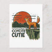 Coyote Süsse Postkarte (Vorderseite)