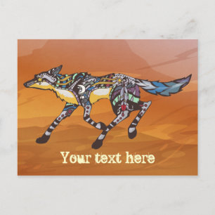 Coyote the Trickster Postcard Postkarte
